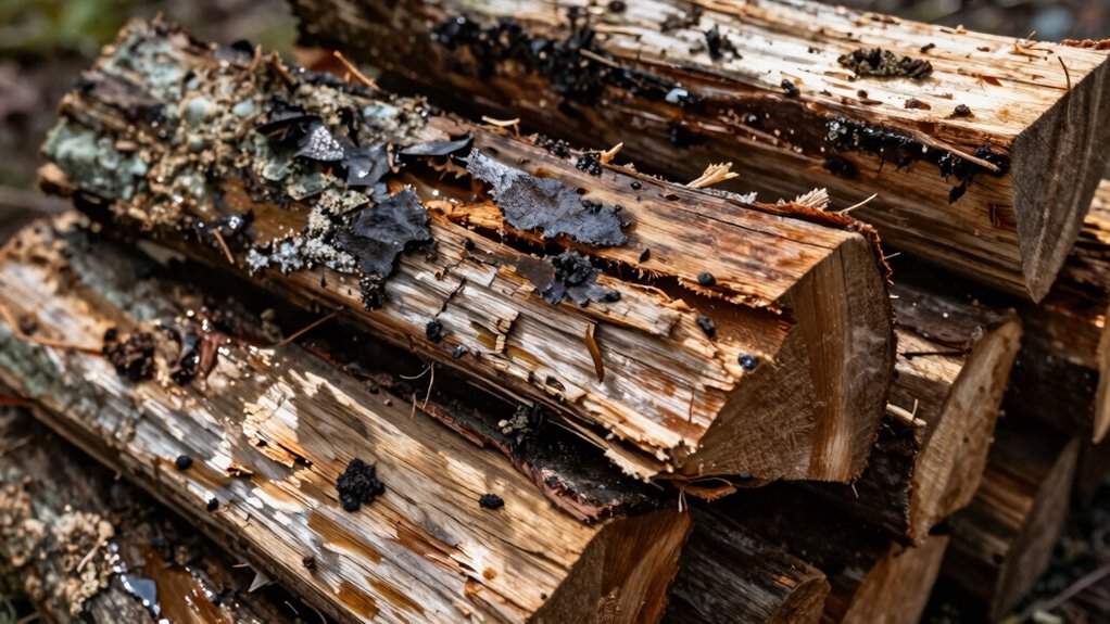 proper wood stacking and drying