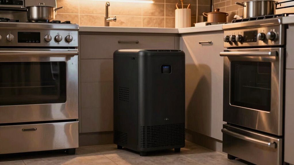 quiet basement dehumidifiers enhance stove setup