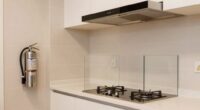 safe attractive stove area