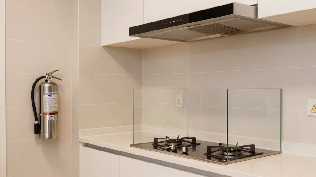 safe attractive stove area