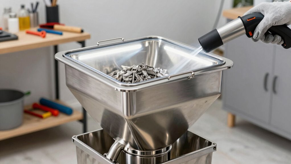 safe organized ash disposal system