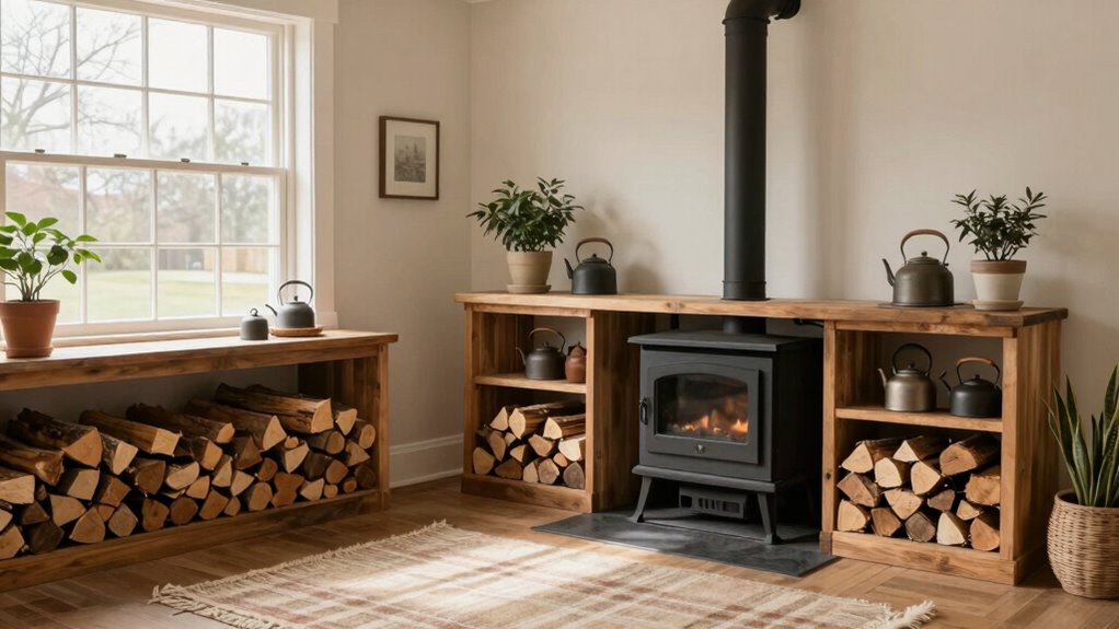 seasonal decor and organized ambiance