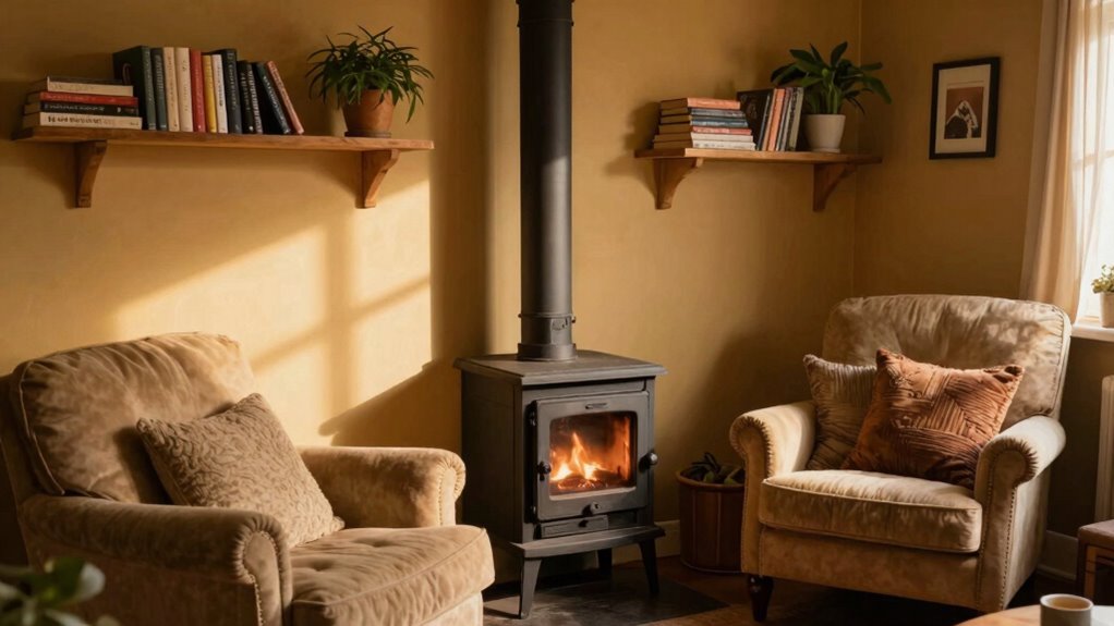 small rooms retain heat