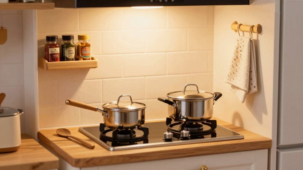 small space cooking safety
