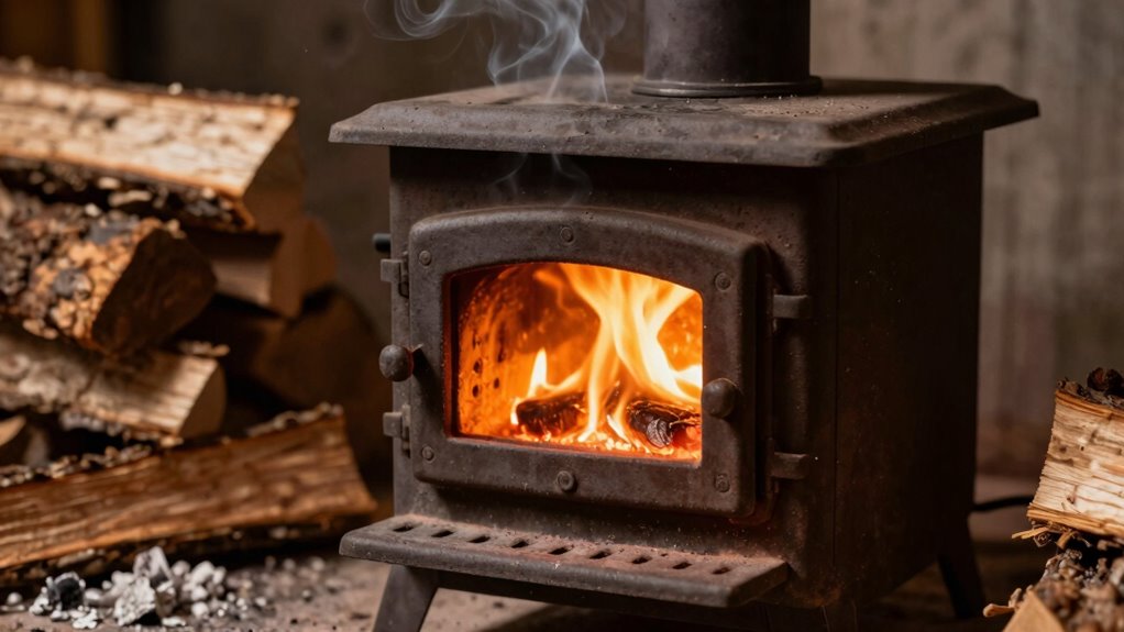 smaller stoves encourage efficient fire management