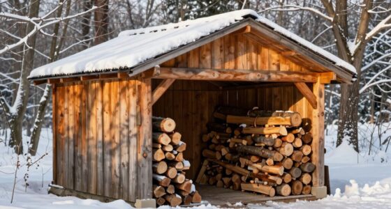 smart firewood shed design