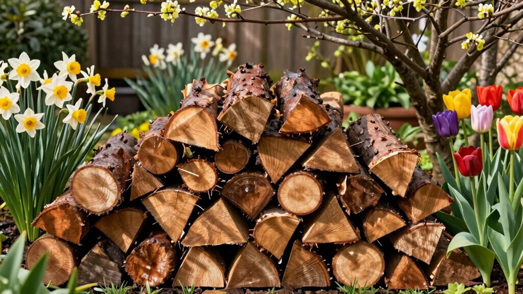 spring firewood reorganization