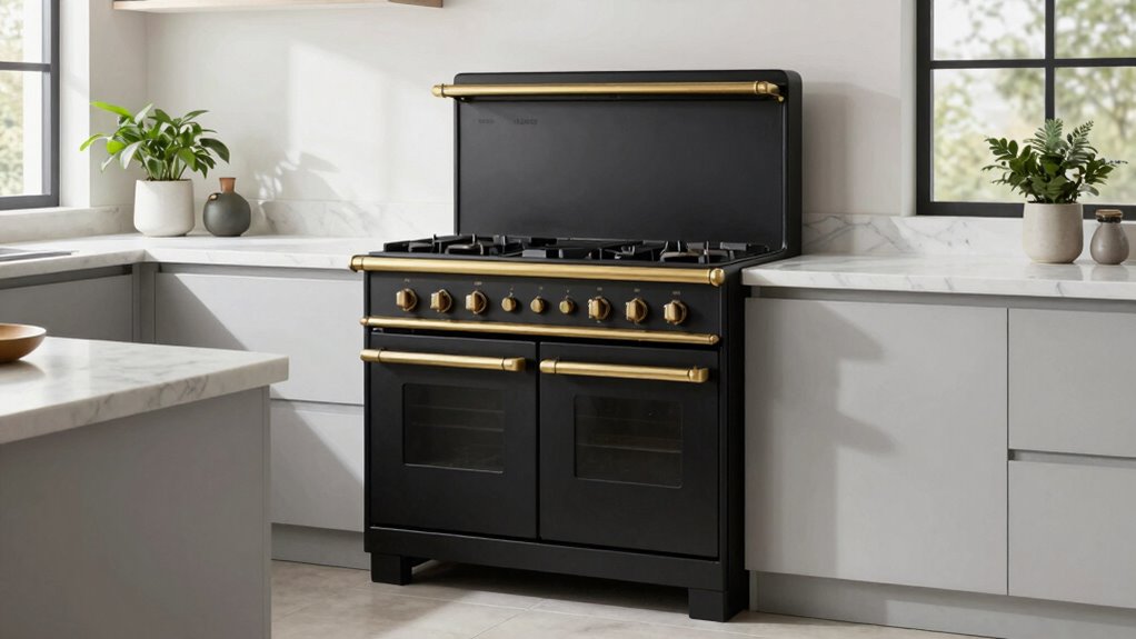stove becomes stylish focal point