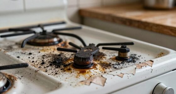 stove paint peeling causes