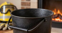 treat ash buckets safely