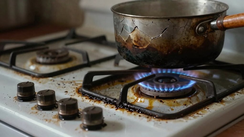 unsafe stove operation habits