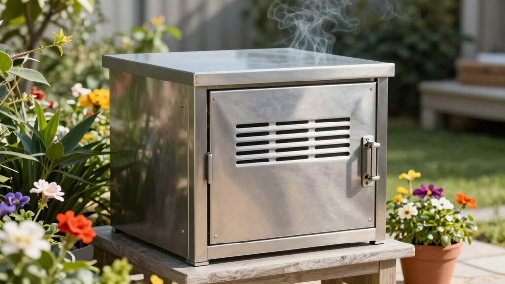 weatherproof secure fuel storage