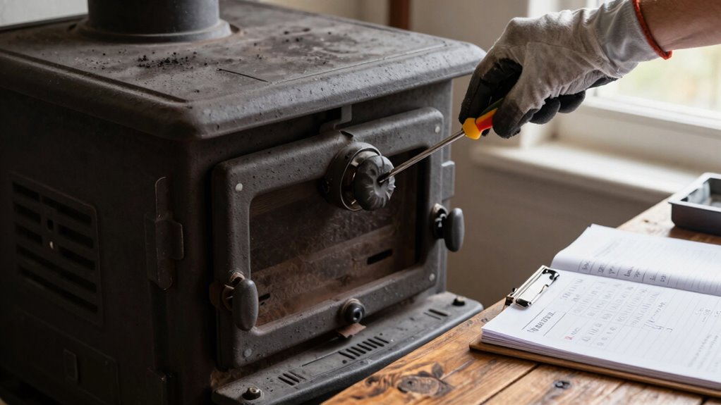 wood stove maintenance checklist