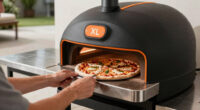 Dome XL (Gen 2) pizza oven in Black Orange by Tonester and Gozney