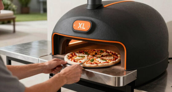 Dome XL (Gen 2) pizza oven in Black Orange by Tonester and Gozney