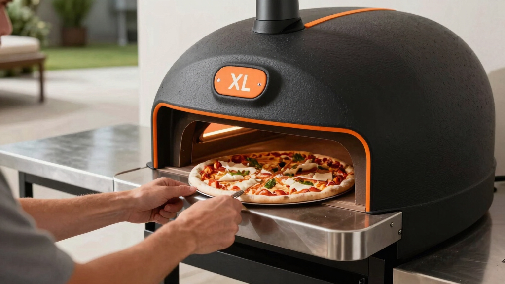 Dome XL (Gen 2) pizza oven in Black Orange by Tonester and Gozney