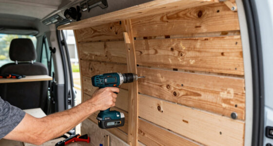 He Turned an Old Cargo Van into a 2-Story Tiny House!