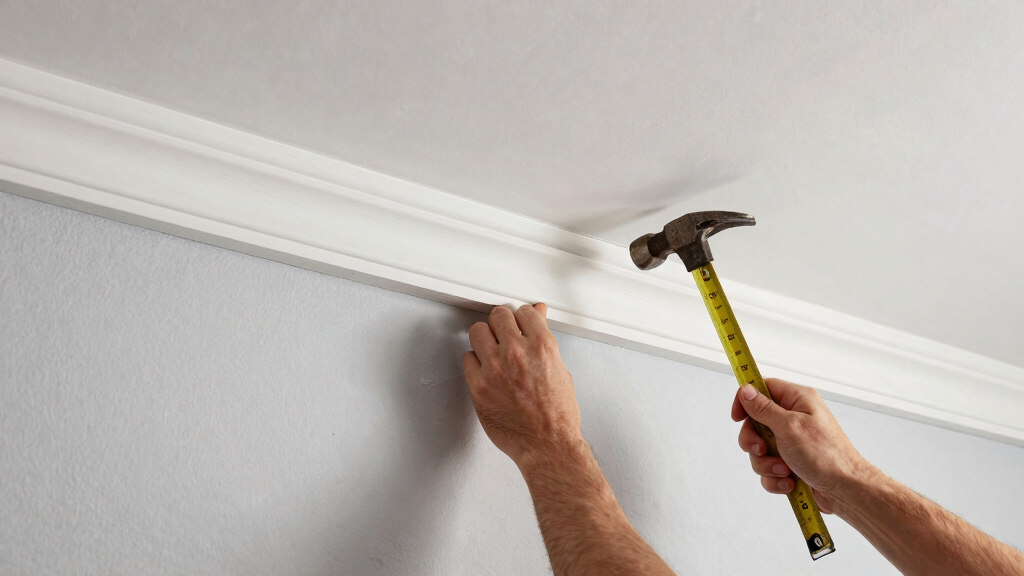 Picture Rail Molding Made Their 140-Square-Foot Bedroom Feel Taller