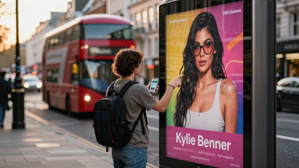 Guerrilla London Bus Ads Mock Kylie Jenner's Meta Glasses Campaign