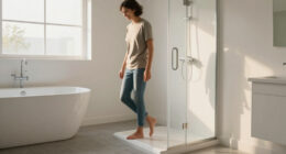 They Ditched A Tub In Their Cramped Bathroom — It Was The Best Decision