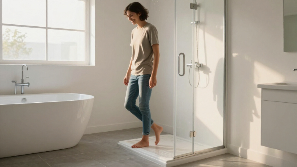 They Ditched A Tub In Their Cramped Bathroom — It Was The Best Decision