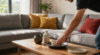 They Took A Risk On Mustard And Red — It Completely Changed This Living Room